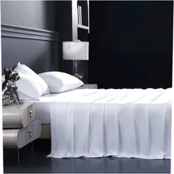 Bedlifes Queen Size Cotton Bed Sheets 1200 Thread Count Egyptian Cotton Sheet Set-100% Cotton White Sheets Luxury Hotel Cooling Sheets-Breathable Soft Smooth-Sateen Weave-16 Deep Pocket-White-Queen