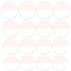 Zonon 16 Pieces Clear Circle Acrylic 0.08 Inch Thick Round Acrylic Blanks Discs Panel for Picture Frame Painting DIY Crafts(3 Inch/ 7.5 cm,Clear)