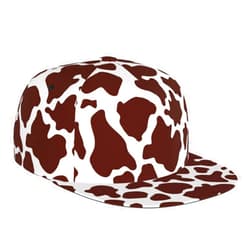 TWKGBUAD Funny Animal Print Adjustable Snapback Hat for Men and Women Sun Cap, Hip Hop Cap Baseball Cap Flat Bill Brim Hat