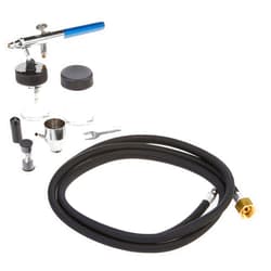 Masino Badger Air-Brush Co. 150-7 Professional Airbrush Set, Red