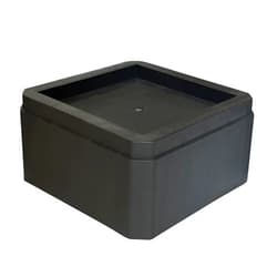 DuraCasa 3 Inch Bed Risers - Heavy-Duty Couch/Furniture Risers, Stackable, Fits Up to 5.5 Inch Bed Leg, Creates an Additional 3 Inches of Height or Storage! Table or Sofa Riser (6, 3 Inch Black)