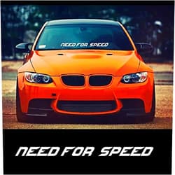 TGS Topshop Need for Speed Design Helmet Tag Design Auto Self-Styling Custom Made Car Stickers 20cm