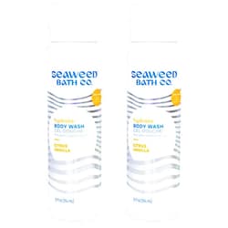 The Seaweed Bath Co. Seaweed Bath Co. Hydrate Body Wash, Citrus Vanilla Scent, 12 Ounce (Pack of 2), Shower Gel for Men & Women, Vegan, Paraben Free, Sulfate Free, Cruelty Free