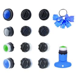 Hibbent 12 Pcs Faucet Aerator for Cache Aerators with 6 Pcs Cache Faucet Aerator Key Removal Wrench Tool, Cache Aerators Replacement Inserts for Sink M16.5 18.5 21.5 24 mm Tap Aerators Flow Restrictor