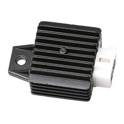 HERIS 12V 4 Pin Voltage Regulator Rectifier Replacement for GY6 QMB139 157QMJ 50cc-125cc ATV Scooters Go Karts Quad Compatible with 4 Wheelers Moped Dune Buggy Sandrail Roketa Taotao Sunl Jonway