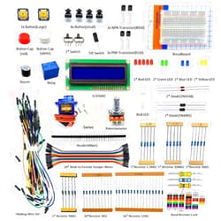 Adeept Project LCD 1602 Starter Kit for Raspberry Pi 4 3 2 Model B+ B Servo Motor Relay Beginner Small DIY Kit Compatible with Raspberry Pi 2b+ with PDF Guidebook User Manual