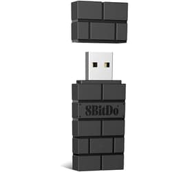 8BitDo Wireless USB Adapter 2 for Switch/Switch 2/Pro Controller, Windows PC, Mac & Raspberry Pi, Compatible with Xbox Series X & S, Xbox One Bluetooth, PS5 Controller-Black