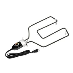 Stanbroil Replacement Part Electric Smoker and Grill Heating Element with Adjustable Thermostat Cord Controller for Most Smokers and Grills, 1500W