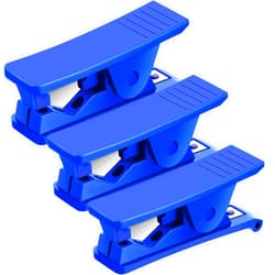 Mudder PTFE Plastic Tubing Cutter Hose Tube Cutter Pipe Cutter Accurate Tube Cutting Tool for Nylon PVC PU Tube and Hose Cut up to 3/4 Inch OD Tube (Blue, 3 Pieces)