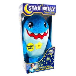 Ontel Star Belly Dream Lites, Stuffed Animal Night Light, Snuggly Blue Shark - Projects Glowing Stars & Shapes in 6 Gentle Colors, As Seen on TV