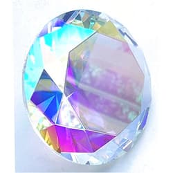 DecorLand Crystal Glass Diamond Shaped Decoration Paperweight 80mm (3.15