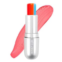 Winky Lux Rainbow Tri-Color Tinted Lip Balm – Hydrating Lip Care with Jojoba Oil & Vitamin E, Sheer Pink Tint, Moisturizes and Softens Dry Lips