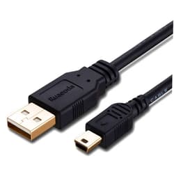 Ruaeoda Mini USB Cable 20 ft, USB 2.0 Type A to Mini 5 Pin B Cable Male Cord Compatible with G0Pr0 Hero 3+, P.S3 Controller, Cell Phones, MP3 Players, Dash Cam, Digital Camera, SatNav etc