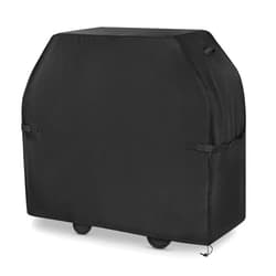 EVLIQUIL Grill Cover for Outdoor Grill,BBQ Gas Grill Cover 52 Inch,Heavy Duty Waterproof UV & Fade Resistant Barbecue Cover Fit for Weber Char-Broil Nexgrill Brinkmann and More Outside(Black).
