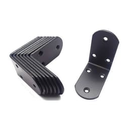 T Tulead Metal Joint Protectors Small Shelf Bracket Black 90 Degree Right Angle Bracket Corner Bracket 2.6