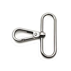 CRAFTMEMORE Snap Hook Swivel Push Gate Lobster Clasps Fashion Clips Purse Making FS10 Pack of 10 (Gunmetal, 1-1/2 Inch)