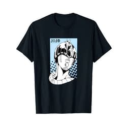 JoJo's Bizarre Adventure Zipper Man Head with Logo T-Shirt