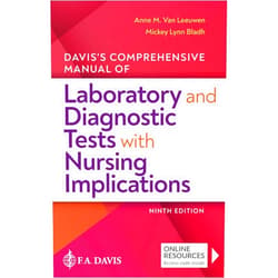 By Anne M. Van Leeuwen (Author) Davis's Comprehensive Manual of Laboratory and Diagnostic Tests With Nursing Implications