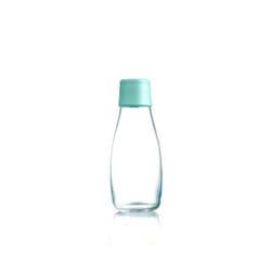 Retap 0.3 Glass Water Bottle, Mint Blue, Small