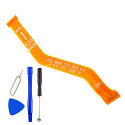 Komsunma Main CTC Flex Cable Replacement with Samsung Galaxy A20 SM-A205U Motherboard Connector Flex Cable, Charging Port Connector Flex Cable incl Tools