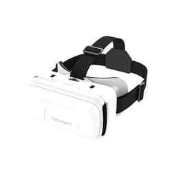 TECKNET VR Headset for Phone, Virtual Reality Headsets with HD 110°FOV Anti-Blue Light Lenses & Adjustable Gears, 3D VR Headset for Kids Compatible iPhone Samsung Android 4.7-7.2