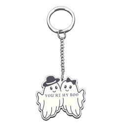 Cueillir Terre Halloween Spooky Basket Stuffers for Women Men - Halloween Keychain Gifts for Boyfriend from Girlfriend Halloween Couple Gift Ideas for Him Her Boo Basket Stuff for Husband Wife Halloween Night Favors