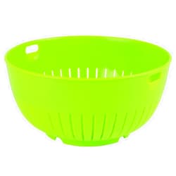 Hutzler Mini Food Colander Strainer, 6.25 Inch Diameter, BPA Free (Green)