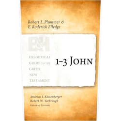 Robert L. Plummer,E. Roderick Elledge,Andreas J. Köstenberger,Robert W. Yarbrough 1-3 John (Exegetical Guide to the Greek New Testament)