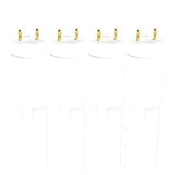 LUXRITE 3FT LED Tube Light, T8, 16W (25W Equivalent), 3000K Soft White, 1600 Lumens, Fluorescent Light Tube Replacement, Direct or Ballast Bypass, ETL Listed (4 Pack)