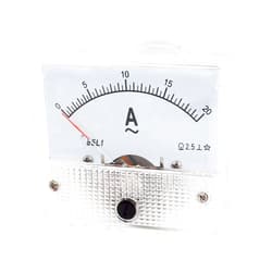 YXQ AC 20A Analog Current Panel 85L1-A Amp Ammeter Gauge Meter 2.5 Accuracy 75mV for Auto Circuit Measurement Tester (AC 20A)