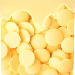 KIDU Merckens Chocolate Melting Wafers Bulk Bag Perfect For Dipping, Deserts, Baking And More (2 Pound, Yellow)