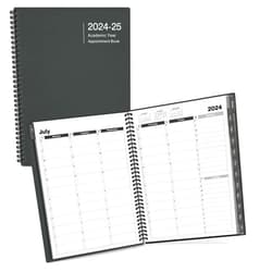 Dunwell Hourly Academic Planner 2024-2025, Use Now to June 2025, 8.5 x 11 Appointment Book, Large Scheduler Book with Time Slots, Daily Appointment Calendar, Schedule Planner with 15 Minutes Increment