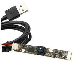ELP 8mp USB Camera Module with Microphone Wide Angle PC Camera for Computer 4K Lightburn Camera for Laser Engraver Mini Strip Fixed Lens Web Camera CCTV USB Security Camera for Raspberry Pi Laptop