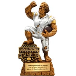 Decade Awards Large Monster Fantasy Football Champion Trophy - Unleash The Large Monster Beast FFL Award - Custom Engraved Plate on Request (9.5 Inch Tall)