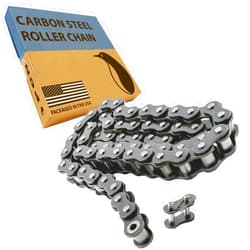 PGN Bearings PGN #41 Roller Chain - 3 Feet + Free Connecting Link - Carbon Steel Chains for Bycicles, Mini Bikes, Motorcycles, Go-Karts, Home and Industrial Machinery - 71 Links