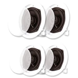 Acoustic Audio by Goldwood Acoustic Audio R191 in Ceiling/in Wall Speaker 2 Pair Pack 2 Way Home Theater 800 Watt R191-2PR