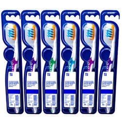 Oral-B Pro-Flex Toothbrush, Expert Clean, Soft (Colors Very) - Pack of 6