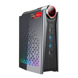 ACEMAGICIAN S3A Mini PC, Ryzen 7 5700U(up to 4.3Ghz), 16GB DDR4 512GB SSD Mini Desktop Computer, Mini Computers [WiFi6/BT5.2] [4K UHD/RGB Lights/3 Adjustable Mode] Light Gaming PC