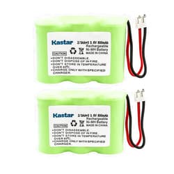 Kastar 2-Pack 2/3AA 3.6V 800mAh EH Ni-MH Rechargeable Battery for AT&T 2422 80-5074-00-00 Lucent 2422 Vtech ia5870 ia5882 Sanik 3SN-2/3AA30-S-J1 Cordless Phone (Check Your Cordless Phone Model Down)