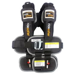 RideSafer Small Black, Lightweight, Compact, Portable Car Seat - Perfect for Travel and Everyday Child Safety