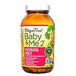 MegaFood, Baby & Me 2 Postnatal Multi, 120 Tablets 120 Count (Pack of 1)