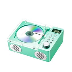Studebaker SB3720 Portable Stereo Bluetooth CD Player with MP3 Playback, FM Radio, USB, and Built-in Rechargeable Battery (Teal)