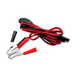 WSLIKO 8FT 16AWG SAE Battery Connectors Wires Harness with On/Off Switch, Alligator Clips with Wires Battery Clamps Tender Extension Cable for Lawn and Garden Sprayer Pump 12 Volt Pump Sprayer Parts, 1 Pack