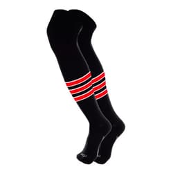 TCK Dugout Striped Over the Knee Baseball Socks Extra Long Above the Knee for Boys Girls Men Women Youth Adult