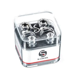 Schaller Security Locks Guitar Strap Locks - Chrome