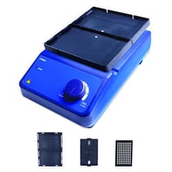 Xin Tester Microplate Mixers 96-Well Cell Culture Plate Mixer Adjustable 0-1500 RPM Laboratory Shaker Agitator (MX-M2)