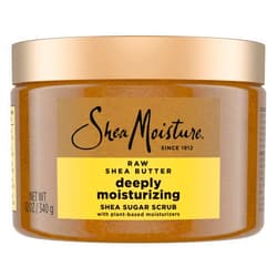 SheaMoisture Shea Sugar Body Scrub For Moisturize And Restore Dry Skin Raw Shea Butter Deeply Moisturizing Body Scrub With 24h Shea Moisture Nutrients 12 oz