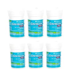 Gaviscon Advance Chewable 60 Tablets Peppermint Pack of 6
