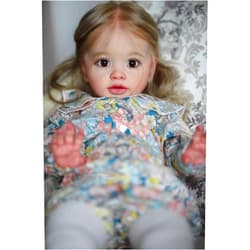 Angelbaby Real Life Reborn Baby Doll Todder Girl 26 Inch Big Cute Realistic Newborn Baby Weighted Soft Silicone Alive Doll Bebe Reborn Handmade Child Toys