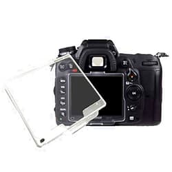 FANZR Screen Protective Cover Compatible for Nikon D300 D300S Camera (BM-8), Transparent ABS Anti-Scratch Screen Protector (2 Pack)